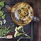 Чайник для заварювання Fissman 1000 мл зі сталевим фільтром жаростійке скло (9450)