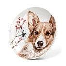 Тарілка Fissman DOGS 15 см порцеляна (16079)