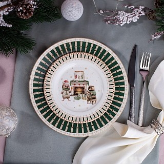 Тарілка Fissman MIRACLE 27 см порцеляна (16013)