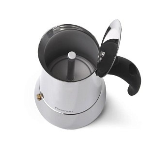 Гейзерная кофеварка Fissman 300 мл нержавеющая сталь (3329) Гейзерная кофеварка Fissman 300 мл нержавеющая сталь (3329)