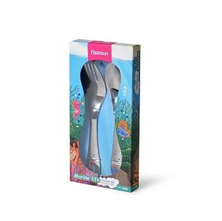 Набір столових приборів Fissman MARINE LIFE 2 предмета нержавіюча сталь (3566) Набір столових приборів Fissman MARINE LIFE 2 предмета нержавіюча сталь (3566)