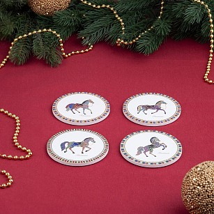 Набір з 4-х підставок Fissman 10 см доломіт (0158)