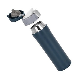 Термос-кружка Fissman 450 мл зеленая нержавеющая сталь (9878)