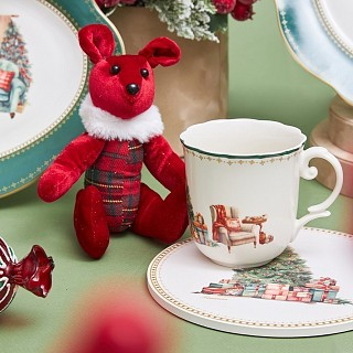 Набор из 2-х кружек Fissman 350 мл CHRISTMAS EVE фарфор (13761)