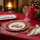 Тарілка Fissman CHRISTMAS EVE 27 см порцеляна (16026)