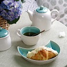 Кухоль Fissman CELINE 440 мл, колір лазурний кераміка (6230)