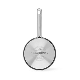 Ківш Fissman TIERNO 16x9,5 см / 1,5 л зі скляною кришкою нержавіюча сталь (5488) Ківш Fissman TIERNO 16x9,5 см / 1,5 л зі скляною кришкою нержавіюча сталь (5488)