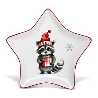 Блюдо в форме звезды Fissman 28,5х27 см доломит (0367)