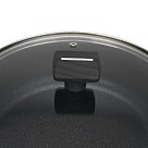 Сотейник Fissman зі скляною кришкою FERRO 26x7,5 см 3,49 л алюміній з антипригарним покриттям (14526)