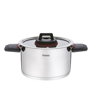 Кастрюля Fissman со стеклянной крышкой PAULINE 3,5 л нержавеющая сталь (5229) Кастрюля Fissman со стеклянной крышкой PAULINE 3,5 л нержавеющая сталь (5229)