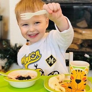 Дитячий набір Fissman "ТИГРЕНЯ" 5 пр. (8355)