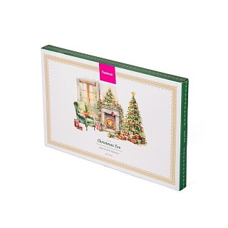 Блюдо Fissman CHRISTMAS AVE овальное 35х25 см фарфор (13759)