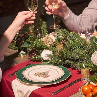 Тарілка Fissman 20 см CHRISTMAS EVE порцеляна (13756) Тарілка Fissman 20 см CHRISTMAS EVE порцеляна (13756)