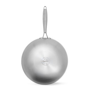 Сковорідка Fissman вок AETERNUM 28x8 см нержавіюча сталь (15108)