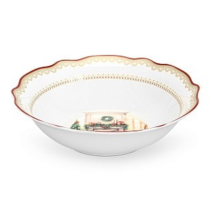 Салатник Fissman CHRISTMAS EVE 23,5x6,5 см порцеляна (16029)