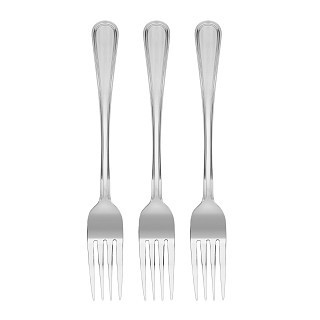 Набір столових виделок Fissman 3 предмети FELDON 20 см нержавеющая сталь (3057)