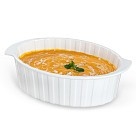 Овальна форма для запікання Fissman 24х16,5х8 см / 1,6 л порцеляна ціна за шт (14172)