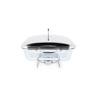 Прямоугольный мармит Fissman 39,5x24x6,5 см/4,0 л жаростойкое стекло (6047)