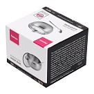 Цукорниця 350 мл Fissman зі скляною кришкою і ложкою нержавіюча сталь (5872)