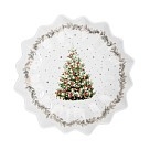 Блюдо Fissman CHRISTMAS багатокутне 24 cм порцеляна (14017)