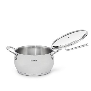 Кастрюля Fissman VITA 20x11,5 см 3,5 л со стеклянной крышкой нержавеющая сталь (5216) Кастрюля Fissman VITA 20x11,5 см 3,5 л со стеклянной крышкой нержавеющая сталь (5216)
