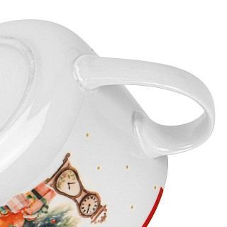 Кружка Fissman 700 мл NEW YEAR порцеляна (13763) Кружка Fissman 700 мл NEW YEAR порцеляна (13763)