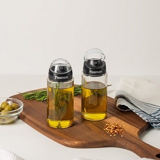 Набір пляшок для олії та оцту Fissman 2х170мл скло (6415)