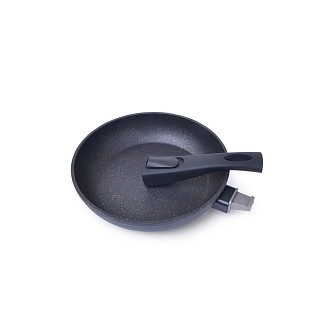 Сковородка Fissman COSMIC BLACK 20x4,5 см индукционная (4366)