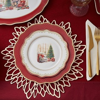 Тарілка Fissman CHRISTMAS EVE 20 см порцеляна (16027)