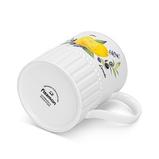 Набор из 2-х кружек Fissman 400 мл PROVENCE фарфор (13617)