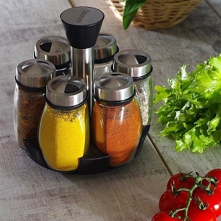 Набор для приправ Fissman 6х110 мл на подставке (6432)
