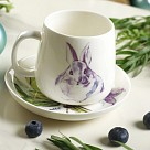 Тарелка Fissman PROVENCE RABBIT 15 см фарфор (13953)