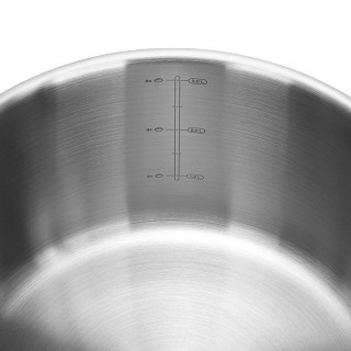 Кастрюля Fissman PREMIUM ONE 20x11 см/3,1 л со стеклянной крышкой нержавеющая сталь (15091)