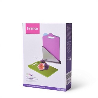 Набір обробних дощок Fissman 32х18 см 3 дошки складних (8009)