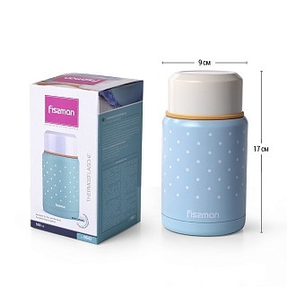 Термос для їжі Fissman 500 мл блакитний (9642)