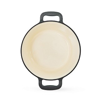 Кастрюля Fissman LE MANS GREEN 20x10 см/2,6 л. с крышкой эмалированный чугун (4153)