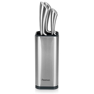 Набор ножей Fissman 6 признаков JARL в металлической подставке 420J2 сталь. (2719)