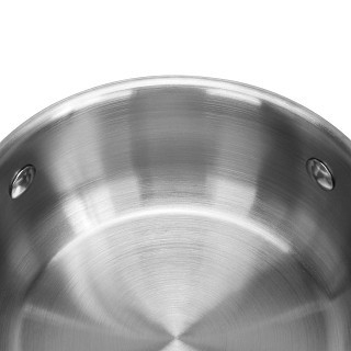 Каструля Fissman GULLIVER 14x7 см 1,1 л зі вставкою-пароваркою 14x6,5 см та скляною кришкою нержавіюча сталь (5428)