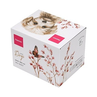 Кружка Fissman DOGS 380 мл фарфора (16067)