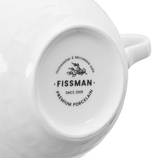 Чашка Fissman MAGNOLIA 280 мл с блюдцем фарфора (13008)