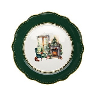 Тарілка Fissman 27 см CHRISTMAS EVE порцеляна (13755)