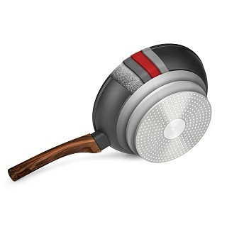 Сковоріда для жарки Fissman CAPELLA 20x4,5 см (14952)