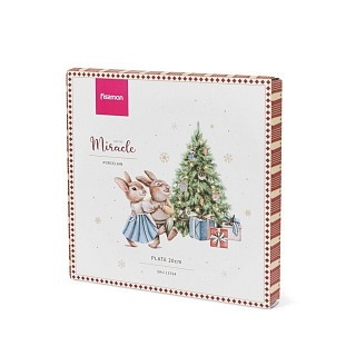 Тарелка Fissman 20 см MIRACLE фарфор (13754) Тарелка Fissman 20 см MIRACLE фарфор (13754)