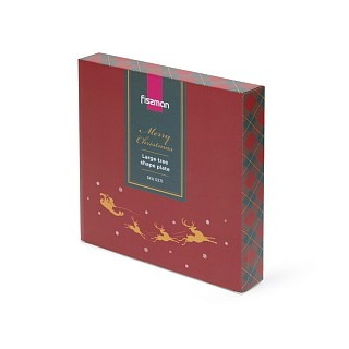 Блюдо у формі ялинки Fissman 25х24,7 см доломіт (0371)