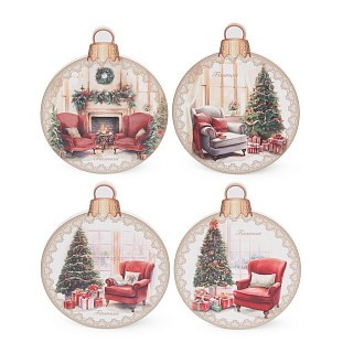 Набір з 4-х підставок Fissman 10 см доломіт (0160)