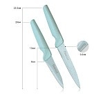 Набор ножей Fissman 3 предмета с разделочной доской (2679)