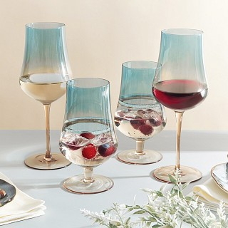 Набір з 2-х бокалів Fissman для холодних напоїв 600 мл скло (13686)