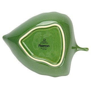 Блюдо Fissman глибоке GREEN 24x18x6 см кераміка (6203)