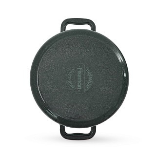 Каструля Fissman LE MANS GREEN 20x10 см / 2,6 л. з кришкою емальований чавун (4153)