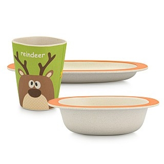 Дитячий набір Fissman "ОЛЕНЯ" 3 пр. (9492) Дитячий набір Fissman "ОЛЕНЯ" 3 пр. (9492)